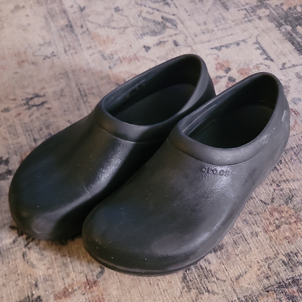 CROCS Men's Black Slip-On Loafers